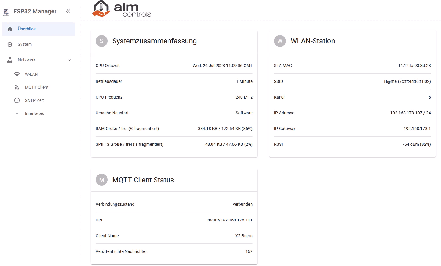 ALM X2 Software Update